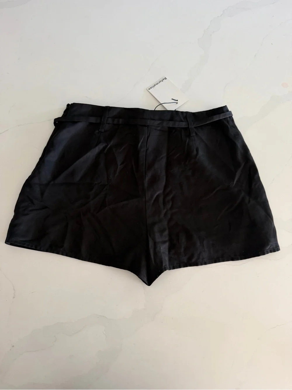 Reformation Bobbi Skort in Black Sz 8 NWT